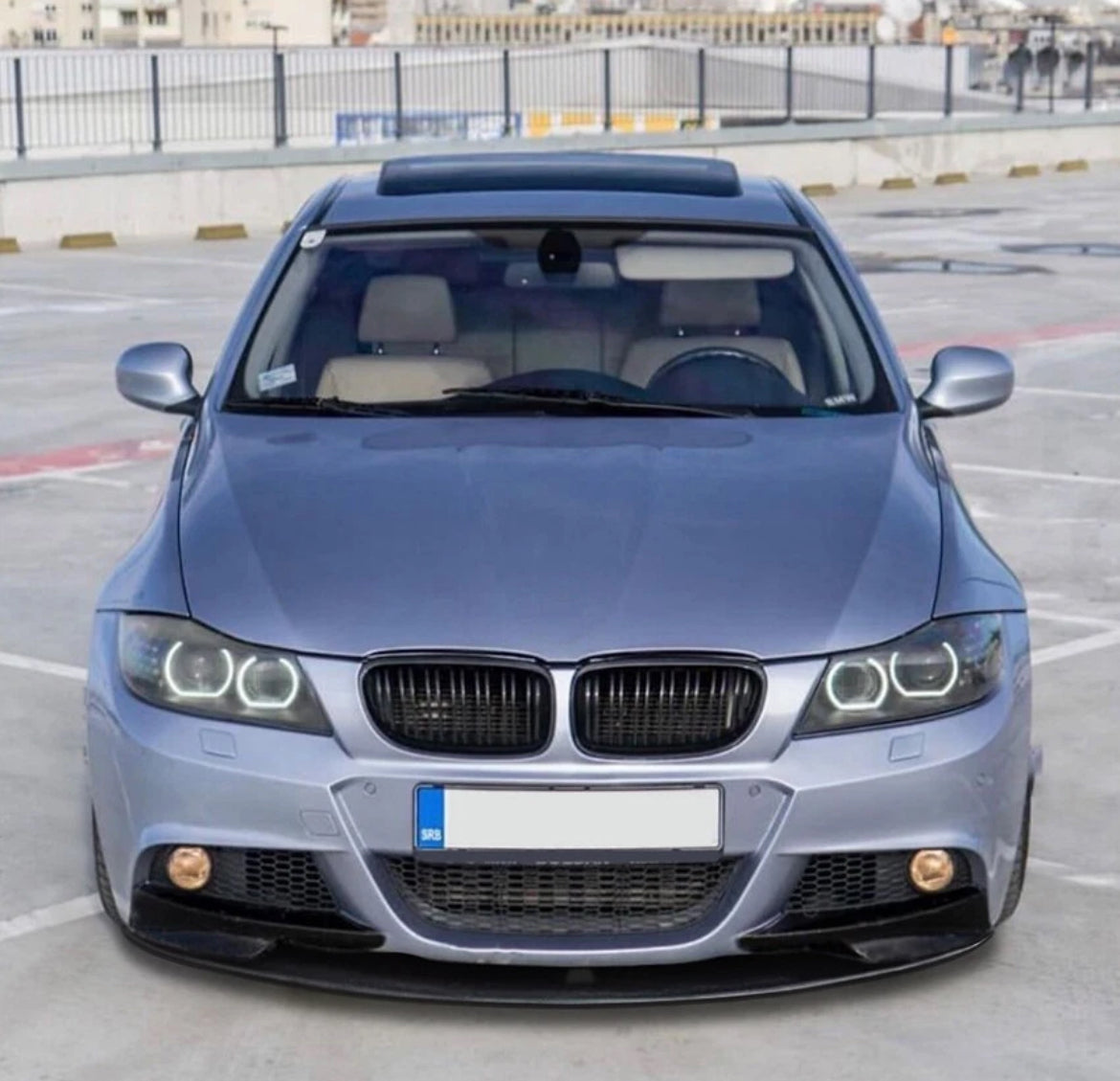 BMW E90 E91 LCI PREDNJI LIP Piano Black M Performance