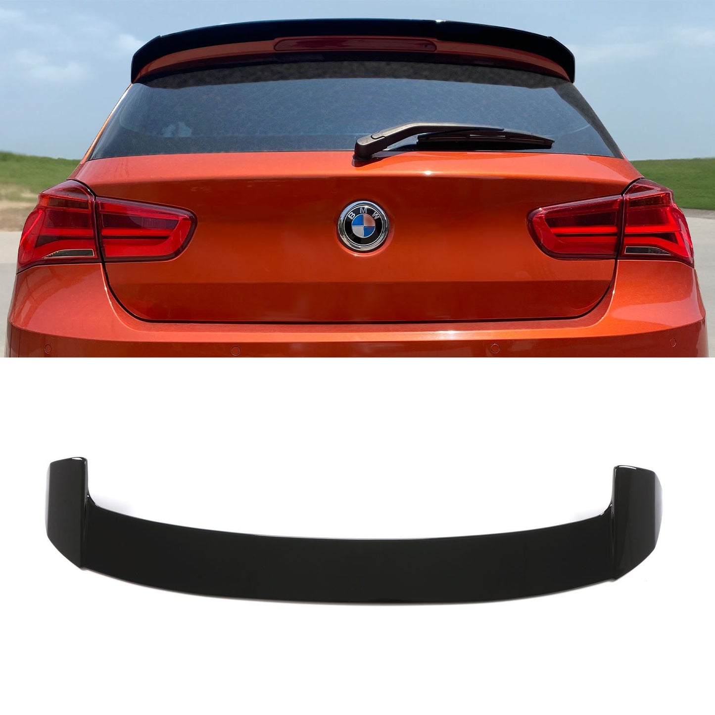 STRAŽNJI SPOJLER za BMW F20 F21 Piano Crni