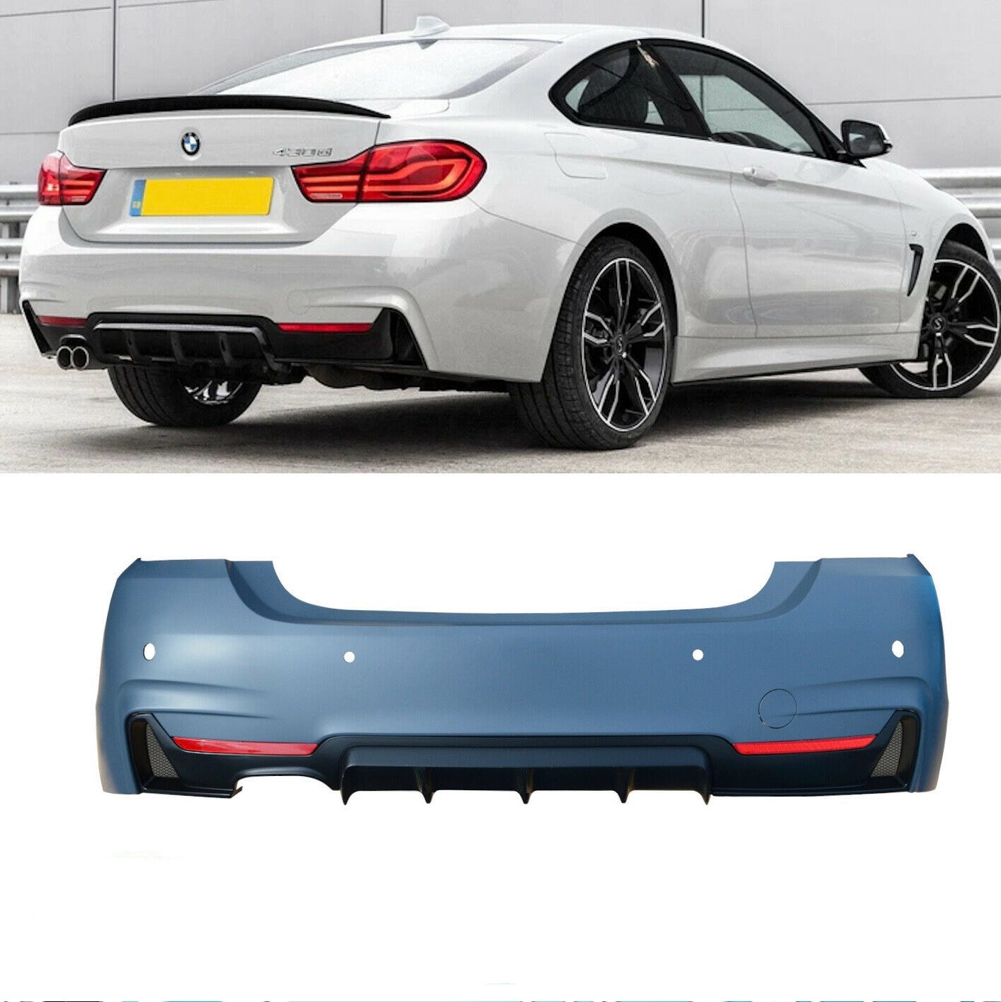 BMW Serija 4 F32 F33 F36 Stražnji branik M-Tech