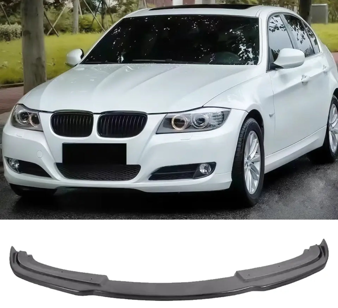 BMW E90 E91 LCI FRONT LIP Piano Black Standard Bumper