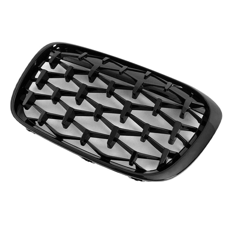 Diamond Grill for BMW X1 F48 Piano Black