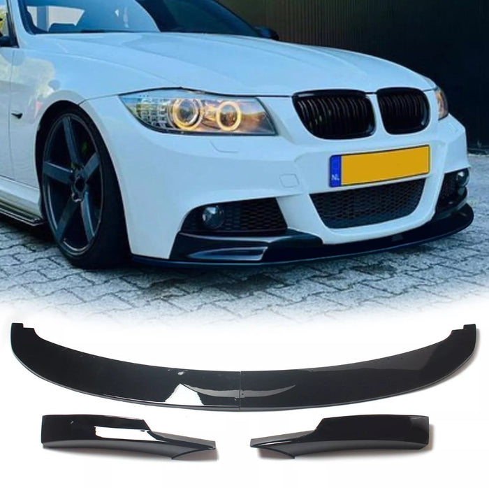SPREDNJI ZAŠČITNI LISTI ZA BMW E90 E91 LCI KLAVIROV ČRNA M Performance