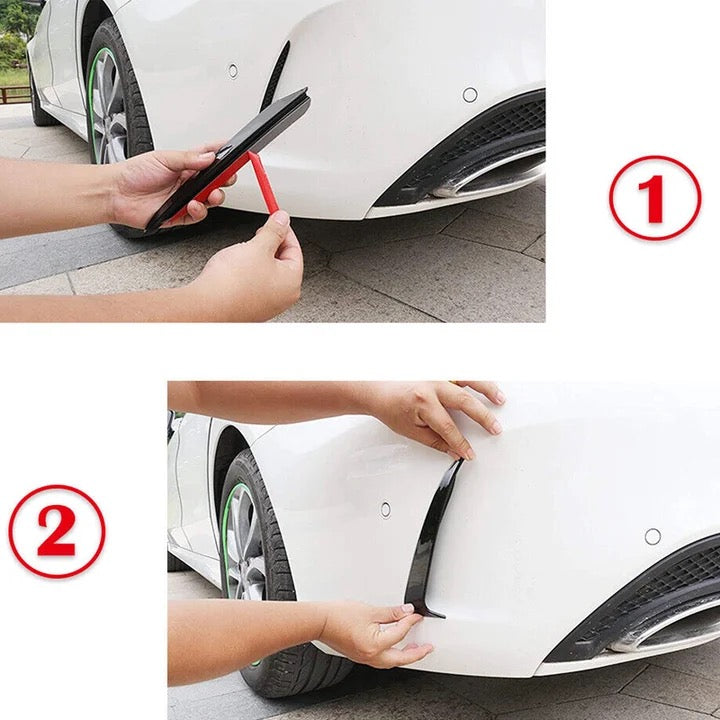 Mercedes W205 AMG Rear Bumper Grilles