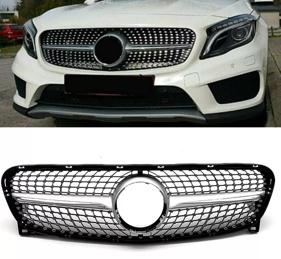 Mercedes-Benz X156 GLA Diamond Grill