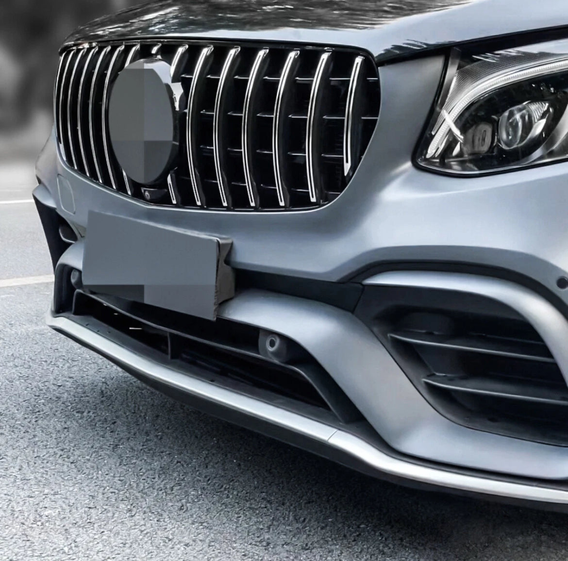 PANAMERICANA GRILL za MERCEDES GLC X253 C253 Krom