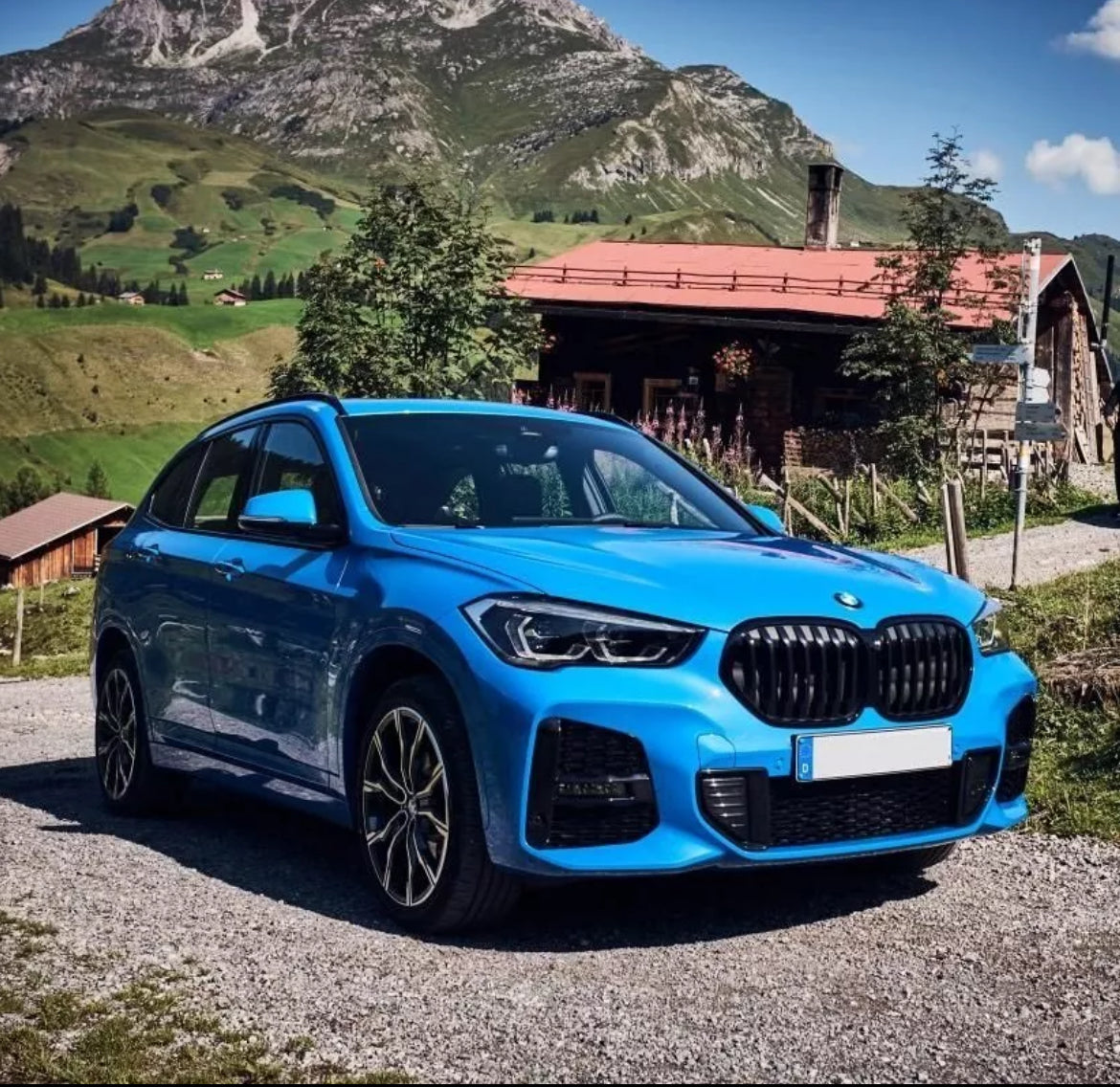 GRILL for BMW X1 F48 LCI Piano Black M Performance