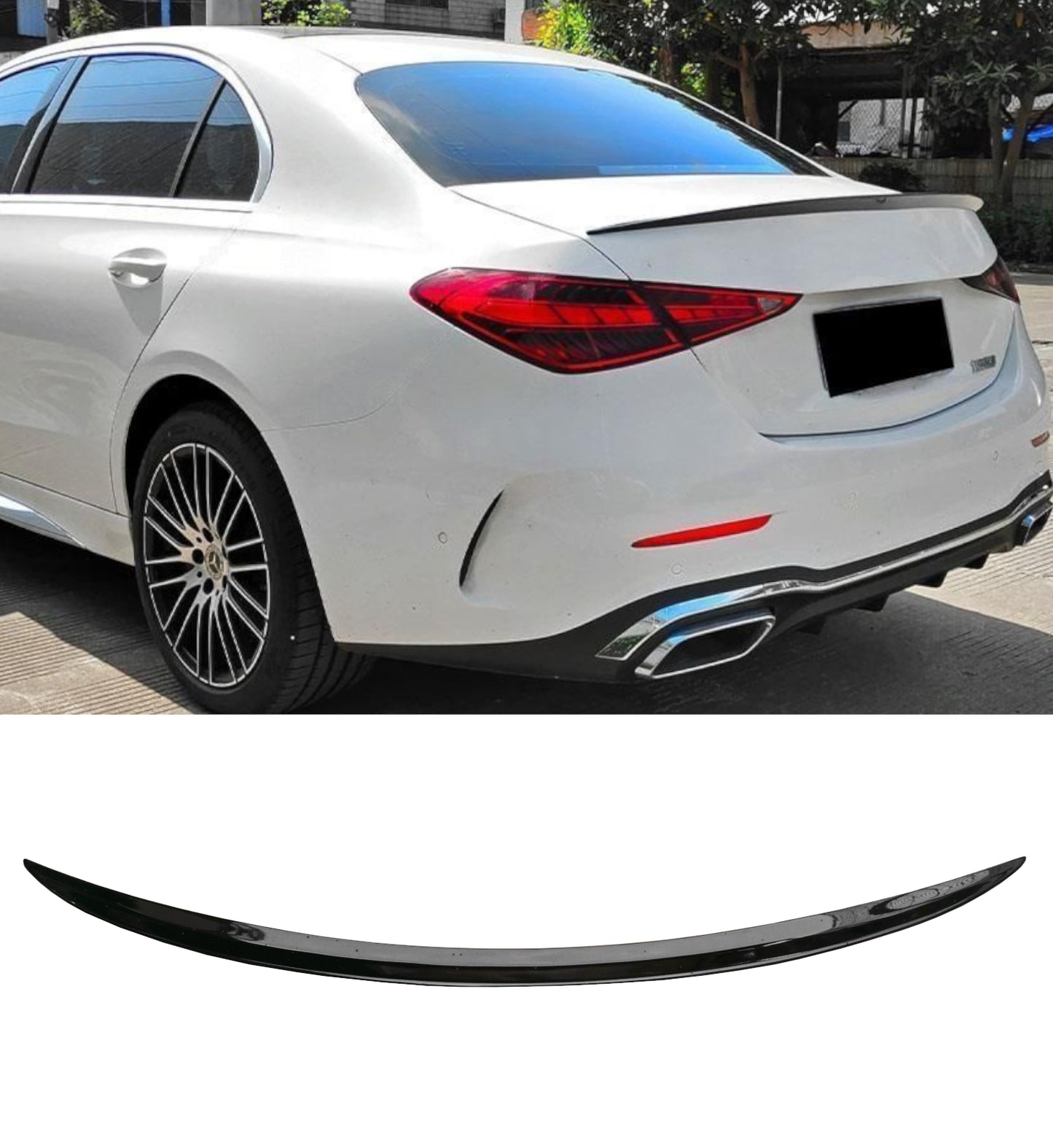 Mercedes C Klasa W206 Spojler Piano Crni C43 Look