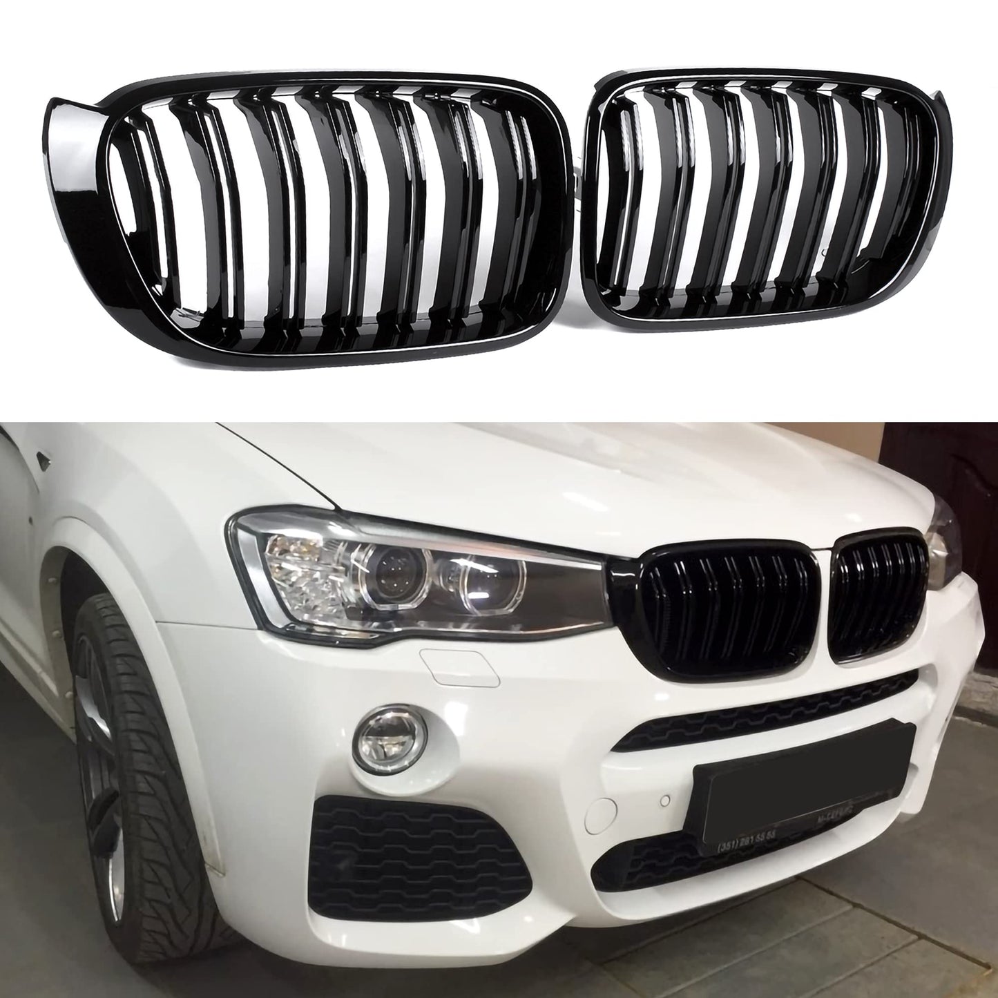 BMW X3 F25 Grill Piano Crni