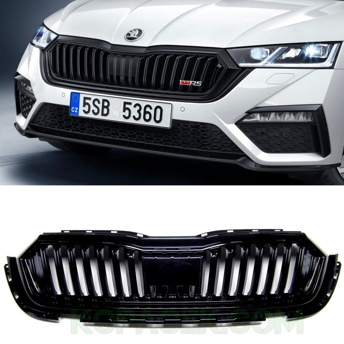 ŠKODA OCTAVIA 4 Pokrov maske črne barve