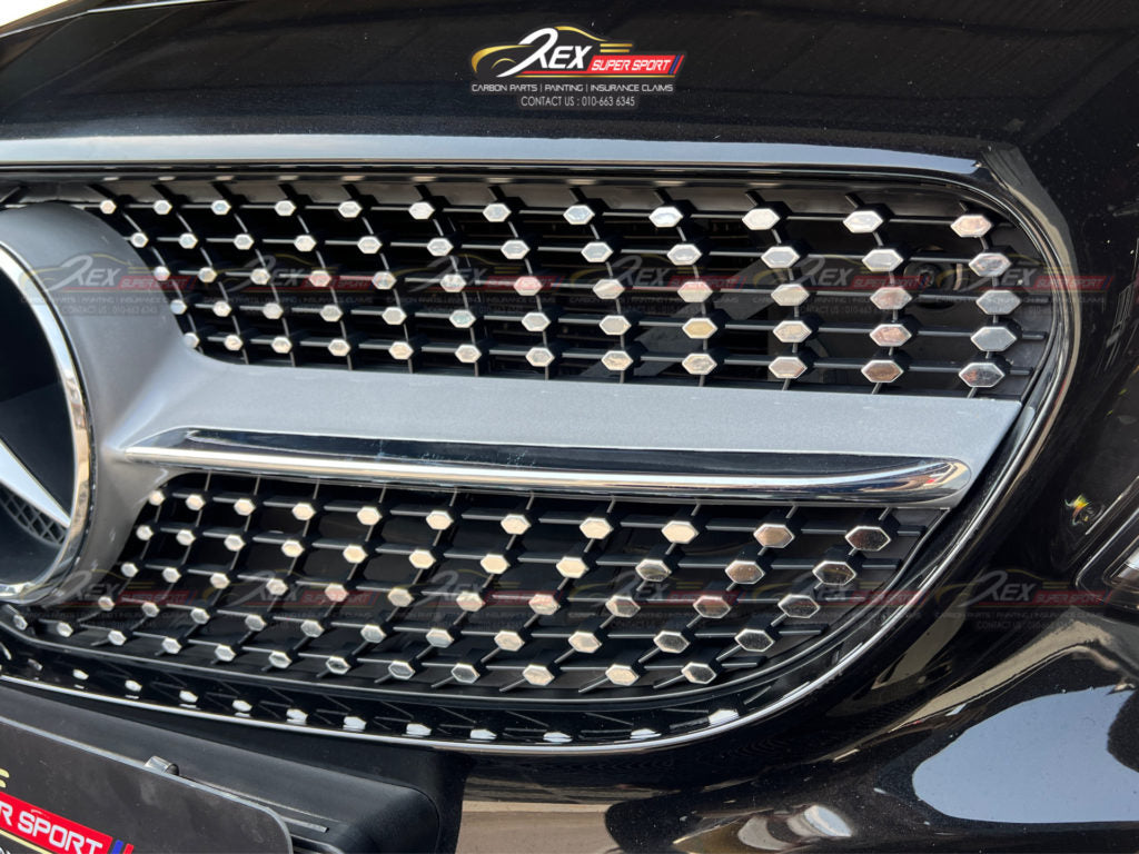 DIAMOND GRILL RADIATOR GRILLE for MERCEDES A CLASS W176