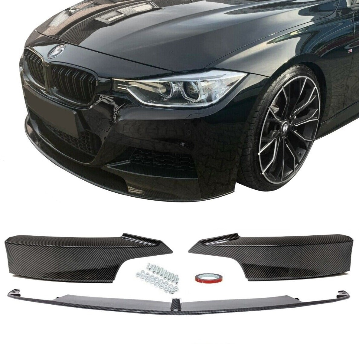 PREDNJI LIP za BMW F30 F31 CARBON FIBER M Paket
