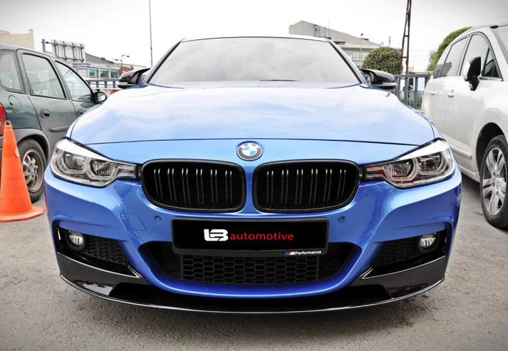 BMW F30 F31 Bundle 1: M3 Grill and Mirrors Piano Black