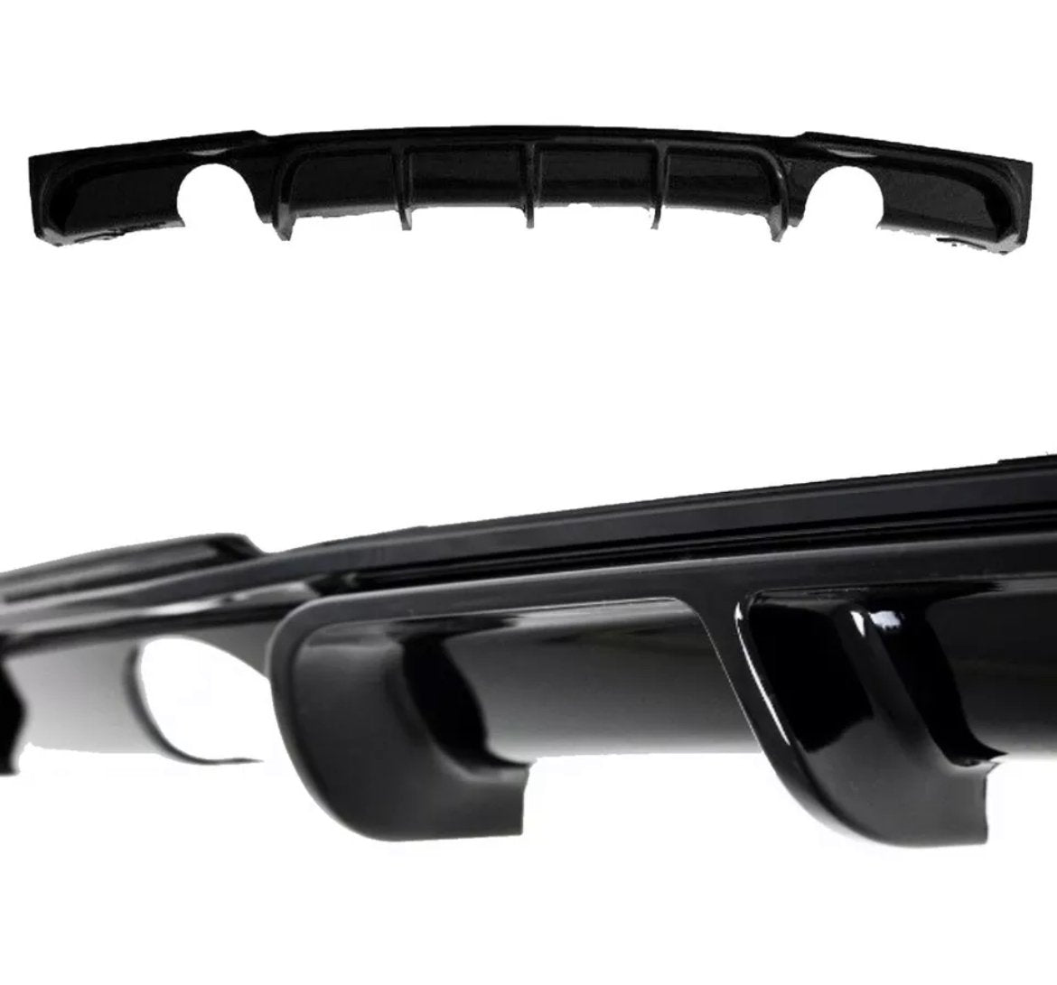 REAR DIFFUSER for BMW F30 F31 Glossy Black 335i Look O--O