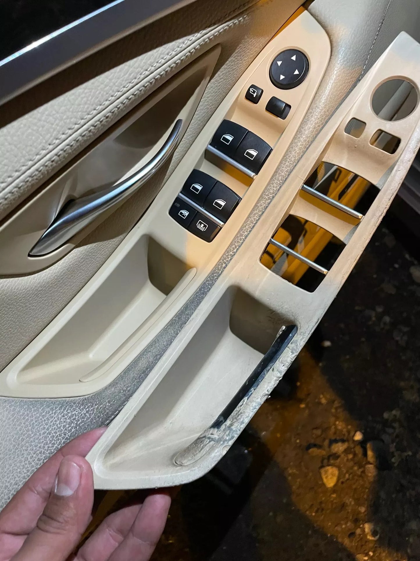 BMW F10 F11 SWITCH PANEL / DRIVER'S DOOR HANDLE