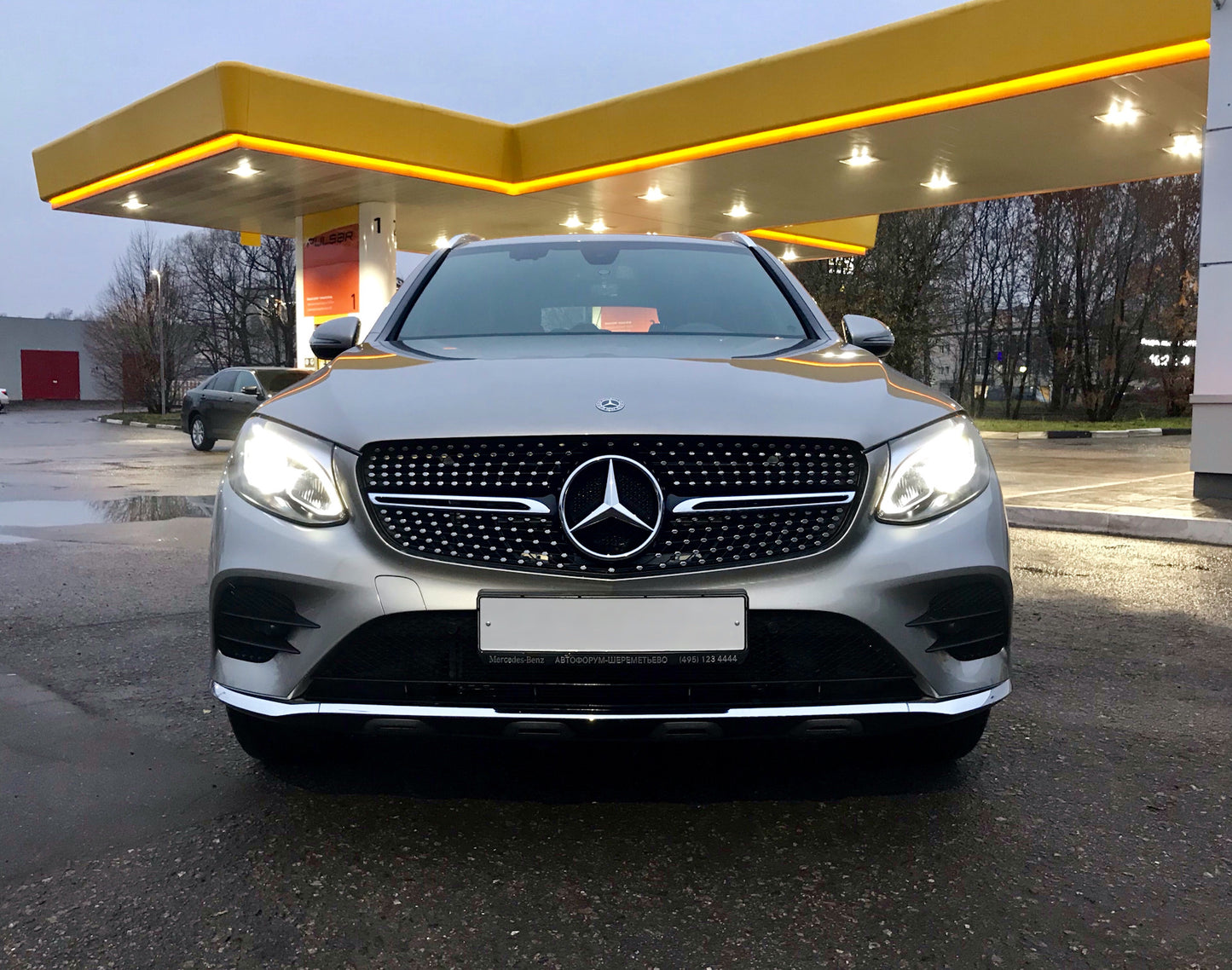 DIAMOND GRILL for MERCEDES GLC X253 C253