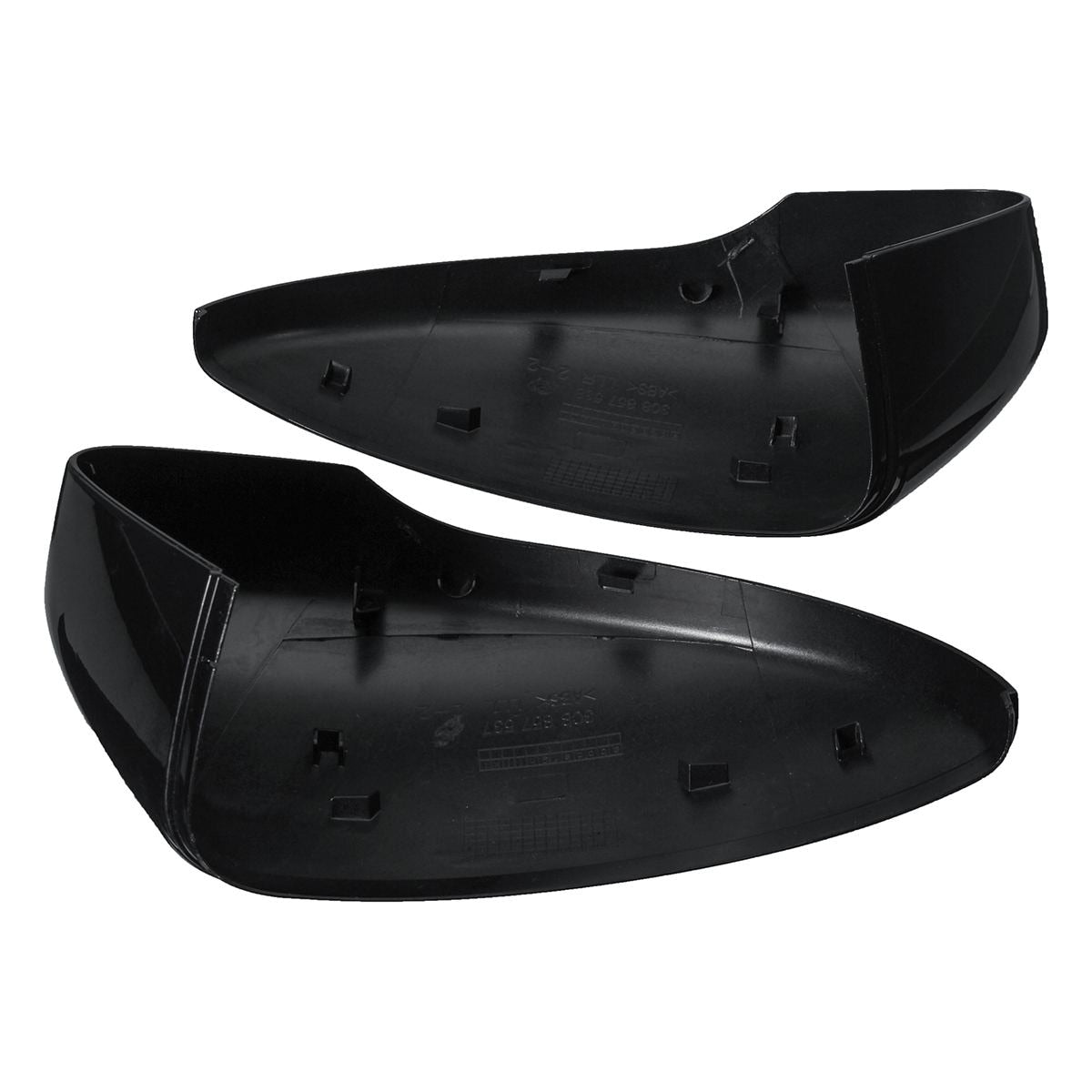 MIRRORS for VW PASSAT B7 CC Scirocco Beetle BLACK SHINY