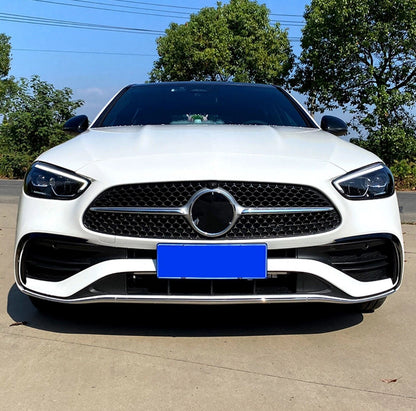 Lajsne prednjeg branika za Mercedes C-Klasa W206 S206 Piano Crna