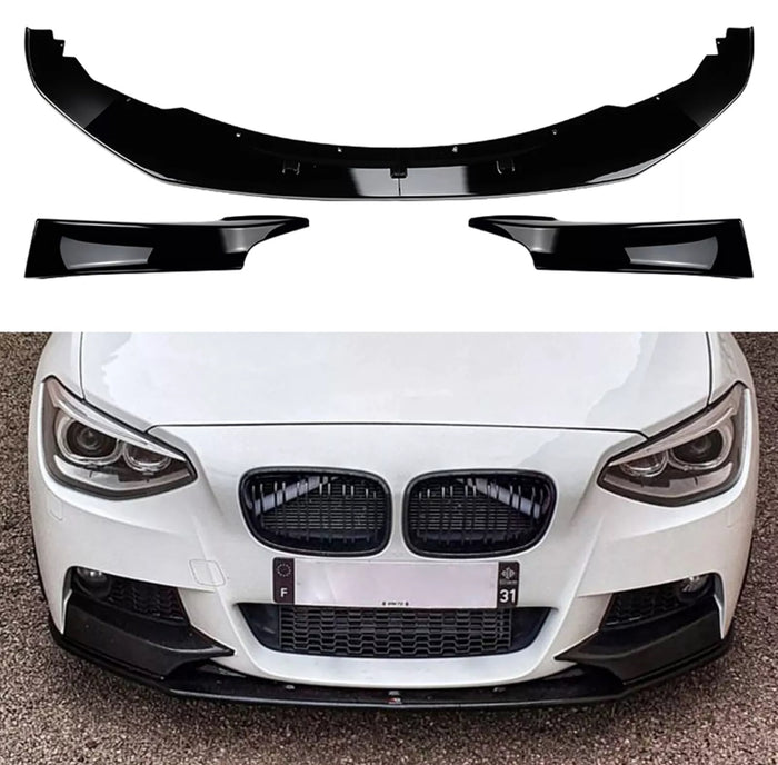 Sprednja ustnica za BMW serije 1 F20 F21 F22 F23 Pre-LCI klavirsko črna