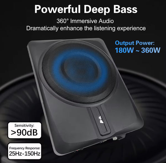 Aktivni subwoofer 180W RMS 360W 10“