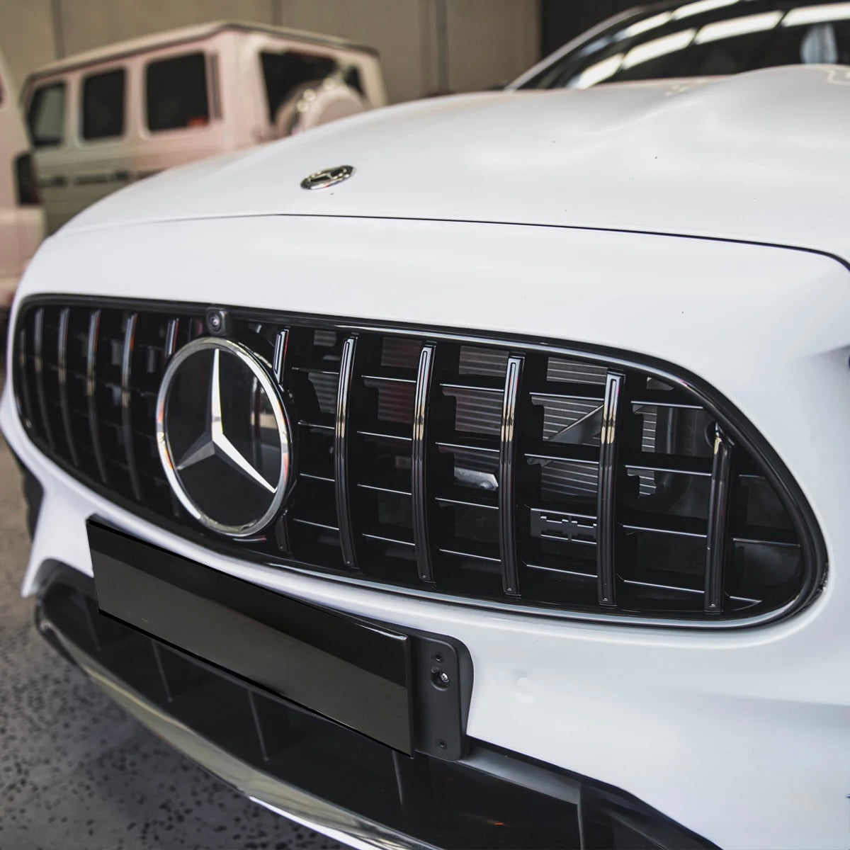 Panamericana grill maska za Mercedes E-klasa W213 Facelift, Crna