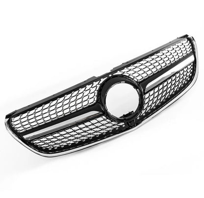 Mercedes V-Klasa W447 Diamond Grill Rešetka hladnjaka Piano Crna Night paket