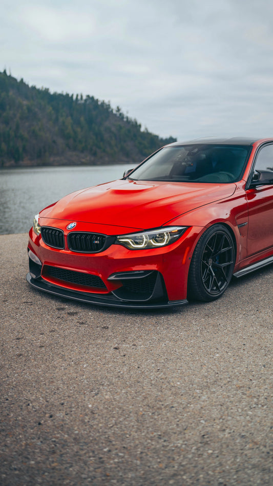 Prednji lip za BMW M3 F80 M4 F82 F83 Piano crni