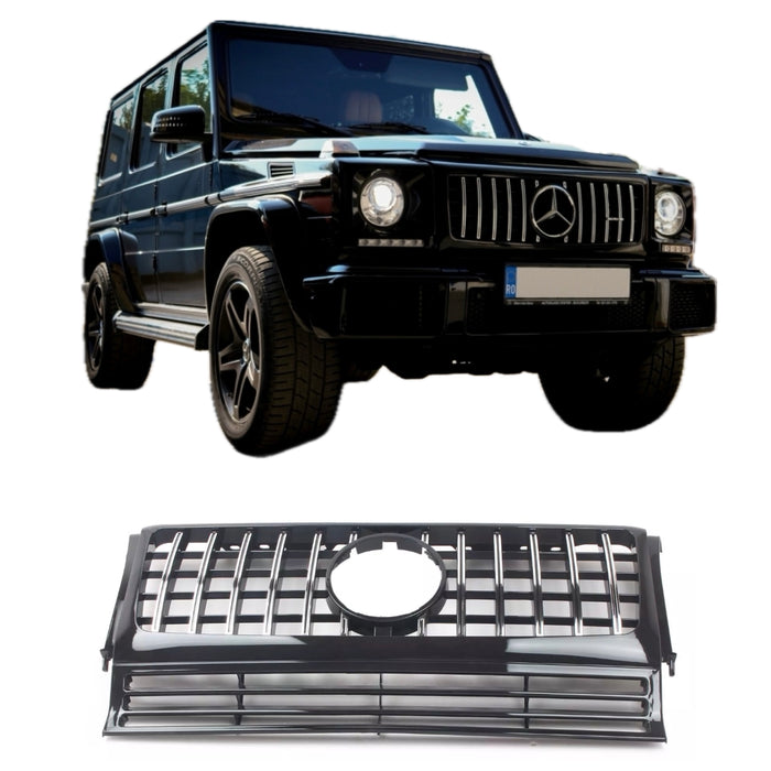 Mercedes-Benz G-Class W463 Panamericana Grill 1990-2018. Chrome