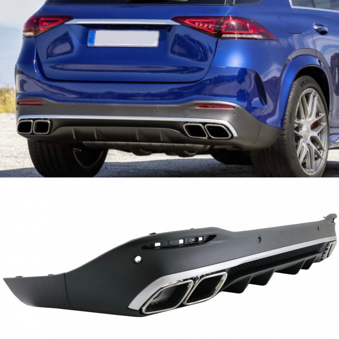 GLE 63 Rear Diffuser for Mercedes GLE W167 with Exhaust Tips (2019–Present)