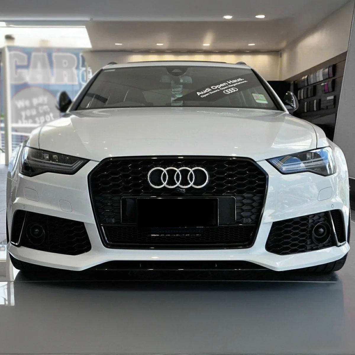 AUDI A6 C7 C7.5 Facelift RS6 Look GRILL Crni Sjajni 2014.-2018.