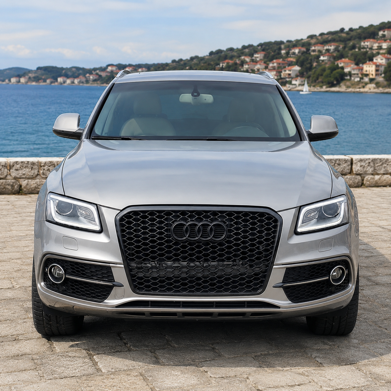RSQ5 Style Grill prednja maska za Audi Q5 8R Facelift