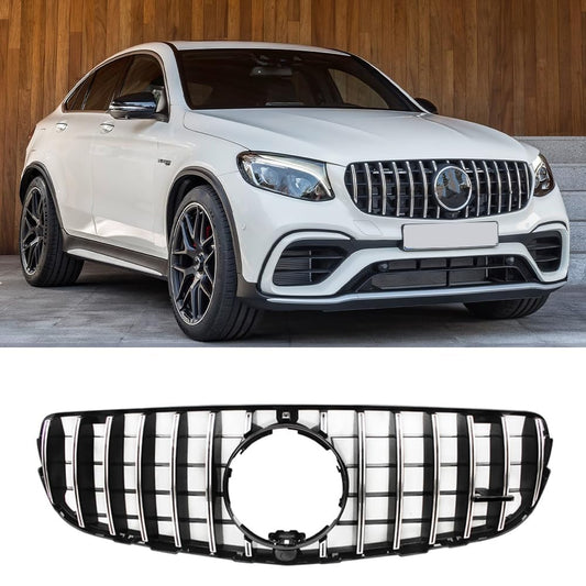 PANAMERICANA GRILL za MERCEDES GLC X253 C253 Krom