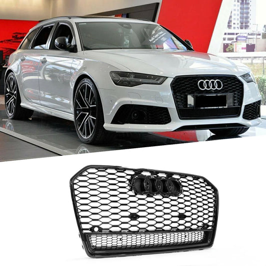 AUDI A6 C7 C7.5 Facelift RS6 Look GRILL Crni Sjajni 2014.-2018.
