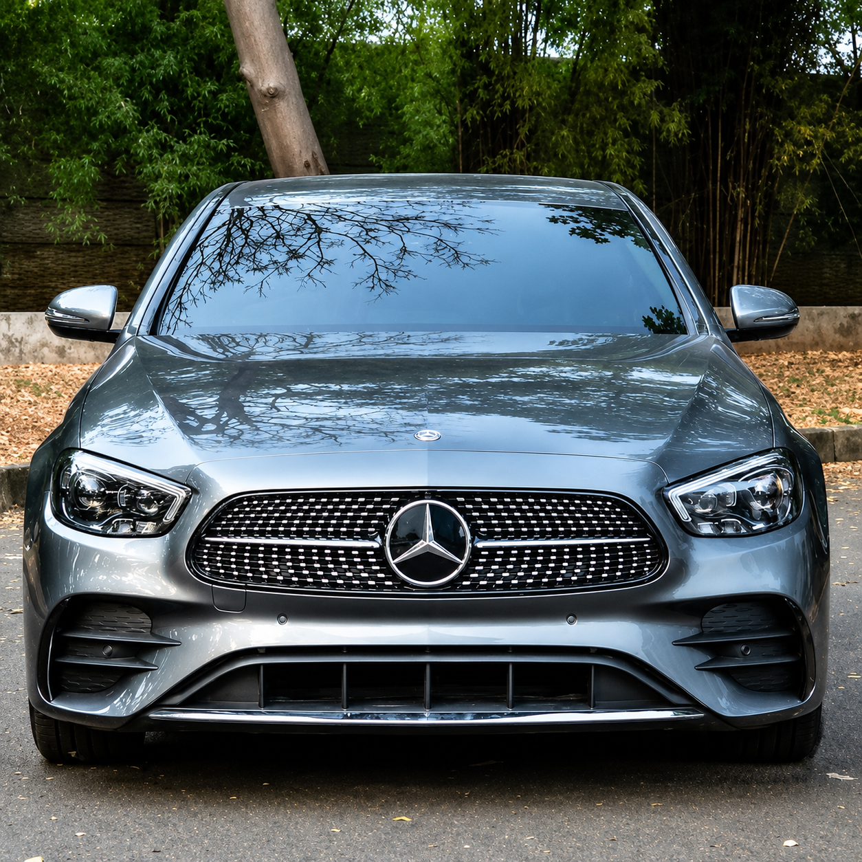 Diamond grill maska za Mercedes-Benz E-klasa W213 Facelift CRNA