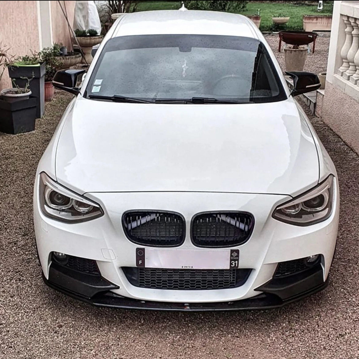 Prednji lip za BMW Serije 1 F20 F21 F22 F23 Pre-LCI Piano crna