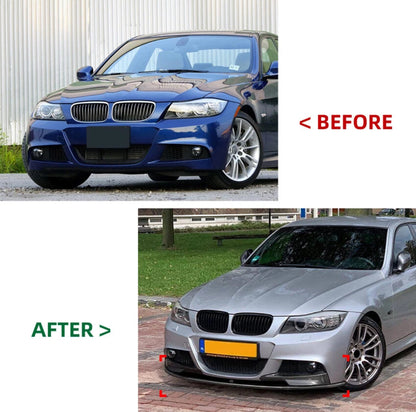 BMW E90 E91 LCI PREDNJI LIP Piano Black M Performance