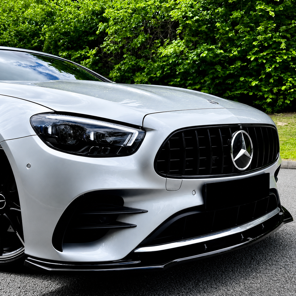 Panamericana grill maska za Mercedes E-klasa W213 Facelift, Crna
