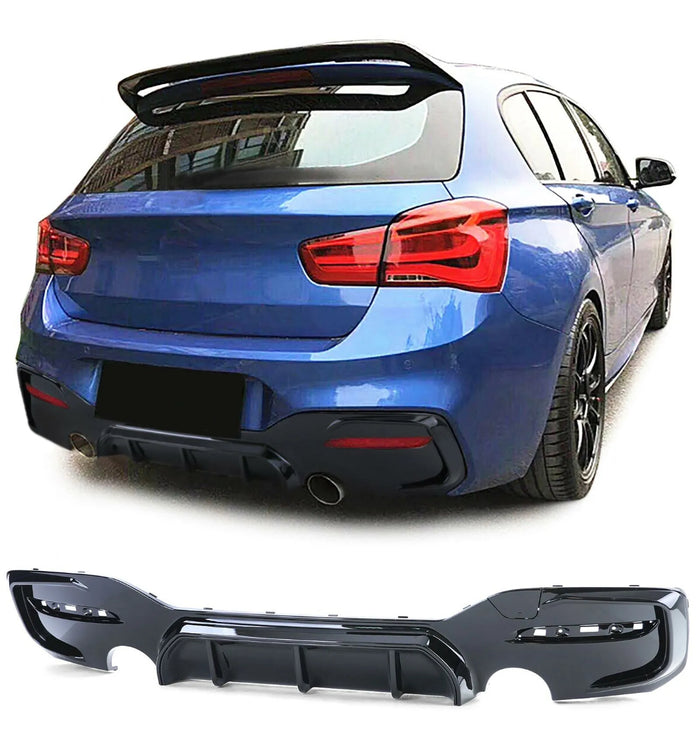 BMW F20 F21 LCI M Performance Difuzor O—O Piano crni