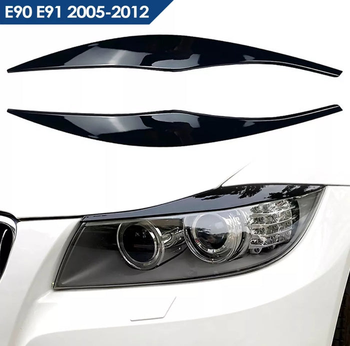 BMW E90 E91 Dekorativne obrvi žarometov