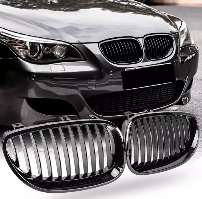 LEDVIČNA MREŽA za BMW E60 E61 ČRNI SIJAJ M Performance