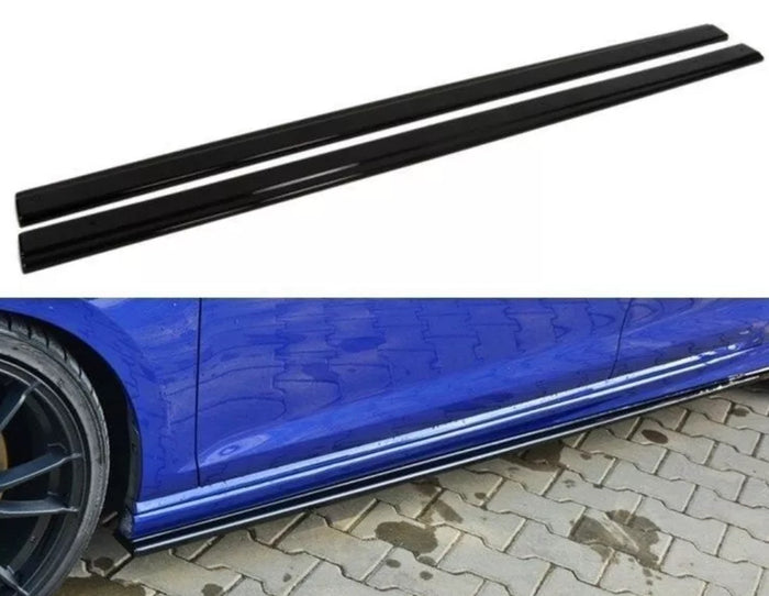 ZAŠČITNE LESTVICE ZA VW Golf 7, klavirsko črne barve