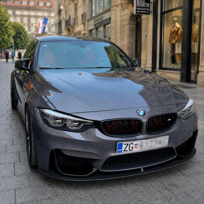 Prednji lip za BMW M3 F80 M4 F82 F83 Piano crni