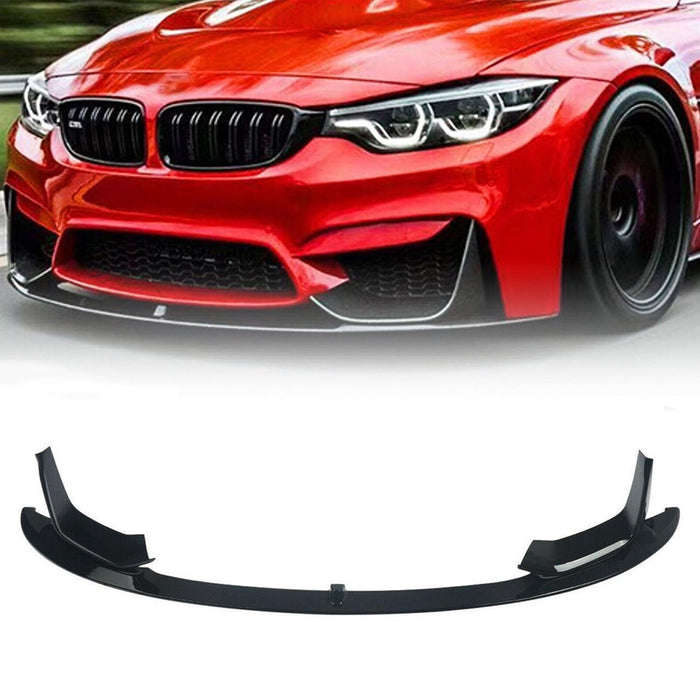 Sprednja ustnica za BMW serije 3 F30 F31 M3 videz klavirsko črna