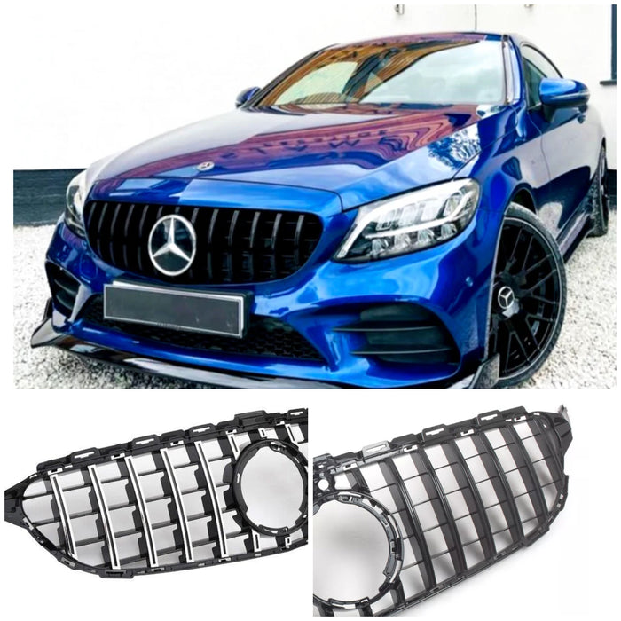 Panamericana Grill for Mercedes-Benz C-Class W205 C205 S205 Facelift (2019-2022)
