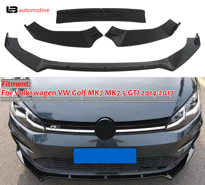 ODBIJAČ SPREDNJI za VW GOLF 7 / 7.5 Glossy black