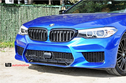 Grill Maska za BMW Serija 5 G30 G31 Gloss Black Dupla rešetka