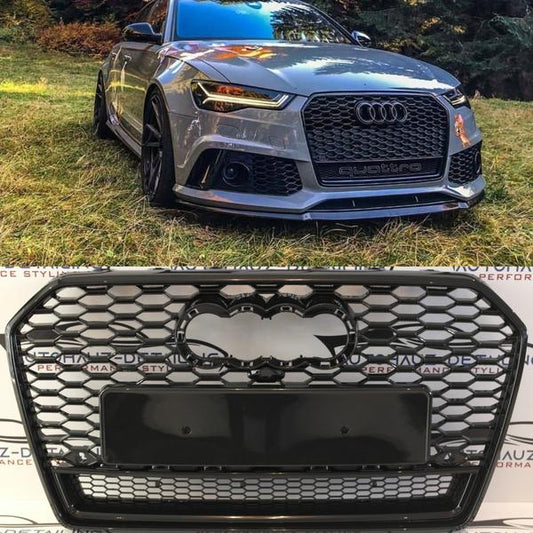 AUDI A6 C7 RS6 Look GRILL Crni Sjajni